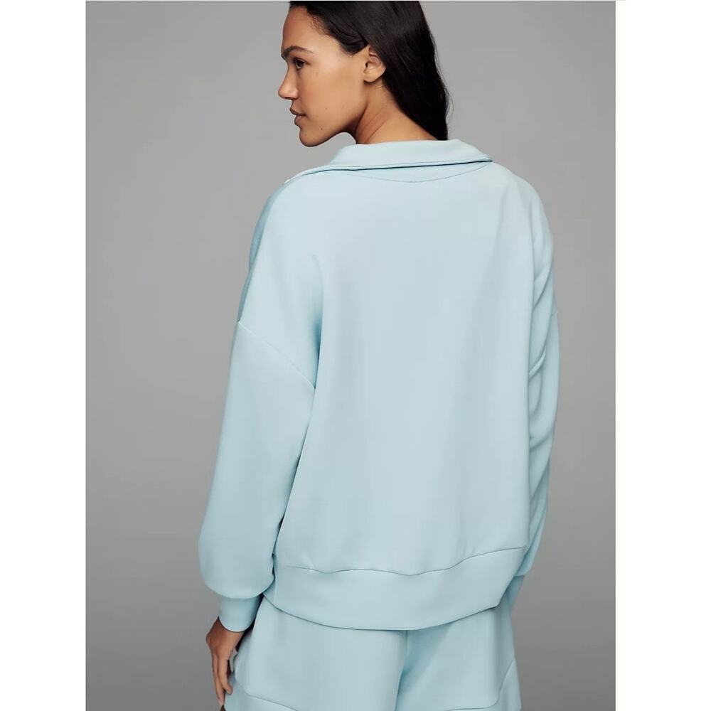 Varley Women's Hawley Half-Zip Pullover Sky Blue Size L - Picture 2 of 7